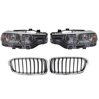 TRQ® - Driver and Passenger Side Replacement Headlights