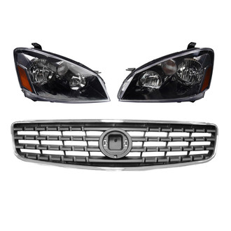 TRQ® LKA17539 - Driver and Passenger Side Replacement Headlights