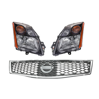 TRQ® - Driver and Passenger Side Replacement Headlights