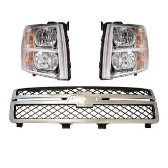 TRQ® - Driver and Passenger Side Replacement Headlights