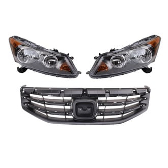 TRQ® - Driver and Passenger Side Replacement Headlights