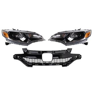 TRQ® - Driver and Passenger Side Replacement Headlights