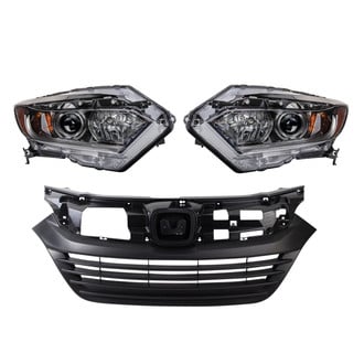 TRQ® - Driver and Passenger Side Replacement Headlights