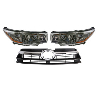 TRQ® - Driver and Passenger Side Replacement Headlights