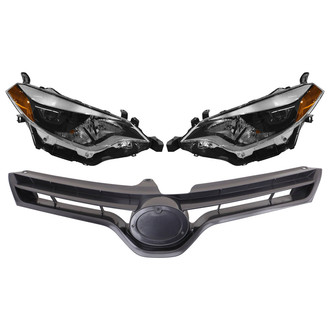TRQ® - Driver and Passenger Side Replacement Headlights