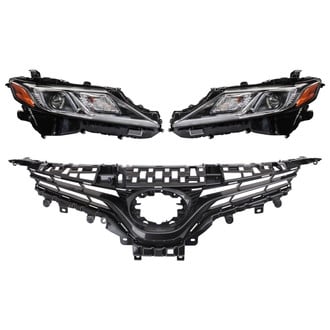 TRQ® - Driver and Passenger Side Replacement Headlights