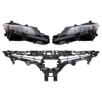 TRQ® - Driver and Passenger Side Replacement Headlights