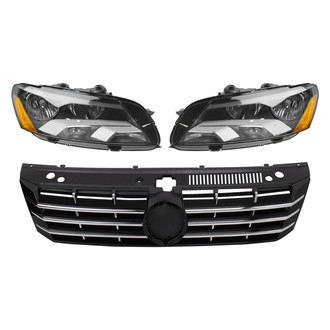 TRQ® - Driver and Passenger Side Replacement Headlights