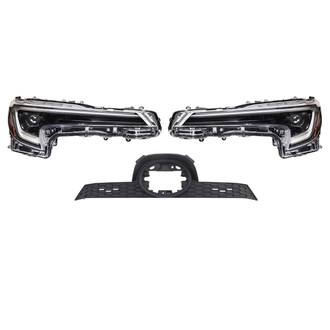 TRQ® - Driver and Passenger Side Replacement Headlights