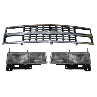 TRQ® - Driver and Passenger Side Replacement Headlights