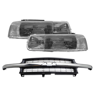 TRQ® - Driver and Passenger Side Replacement Headlights
