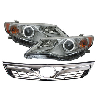 TRQ® - Driver and Passenger Side Replacement Headlights