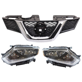 TRQ® - Driver and Passenger Side Replacement Headlights