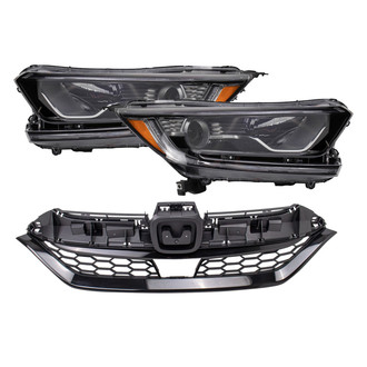 TRQ® - Driver and Passenger Side Replacement Headlights