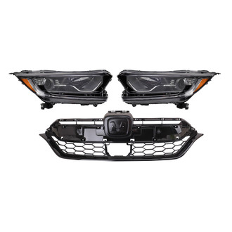 TRQ® - Driver and Passenger Side Replacement Headlights