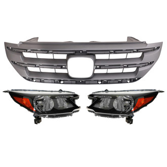 TRQ® - Driver and Passenger Side Replacement Headlights