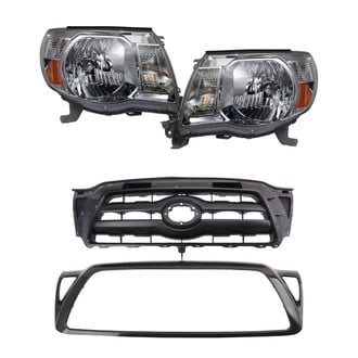 TRQ® - Driver and Passenger Side Replacement Headlights