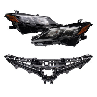 TRQ® - Driver and Passenger Side Replacement Headlights
