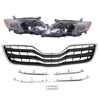 TRQ® - Driver and Passenger Side Replacement Headlights