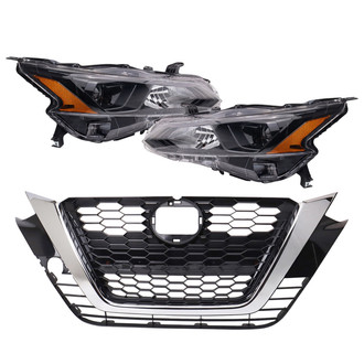 TRQ® - Driver and Passenger Side Replacement Headlights