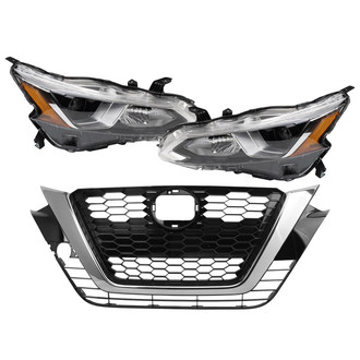 TRQ® - Driver and Passenger Side Replacement Headlights
