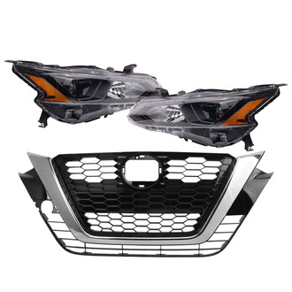 TRQ® - Driver and Passenger Side Replacement Headlights