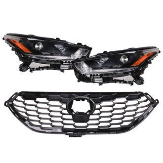 TRQ® - Driver and Passenger Side Replacement Headlights