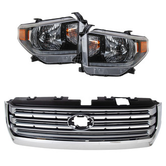 TRQ® - Driver and Passenger Side Replacement Headlights