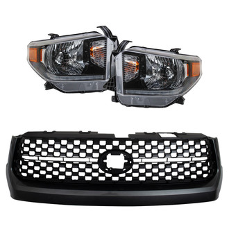 TRQ® - Driver and Passenger Side Replacement Headlights