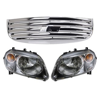 TRQ® - Driver and Passenger Side Replacement Headlights