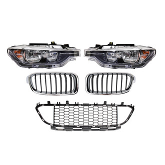 TRQ® - Driver and Passenger Side Replacement Headlights