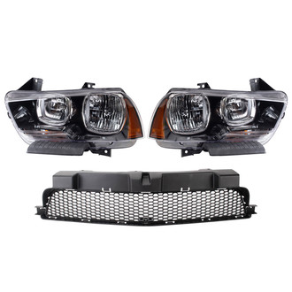 TRQ® - Driver and Passenger Side Replacement Headlight