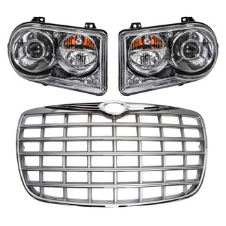 TRQ® - Driver and Passenger Side Replacement Headlights
