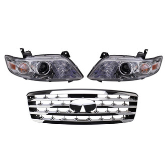 TRQ® - Driver and Passenger Side Replacement Headlights