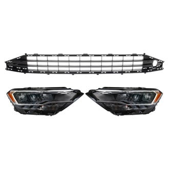 TRQ® - Driver and Passenger Side Replacement Headlights