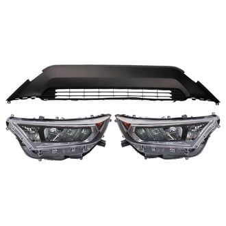 TRQ® - Driver and Passenger Side Replacement Headlights