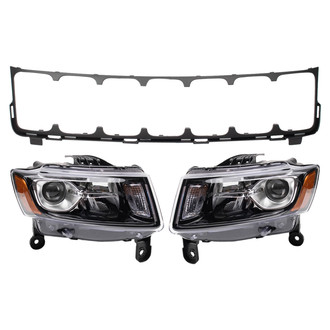 TRQ® - Driver and Passenger Side Replacement Headlights