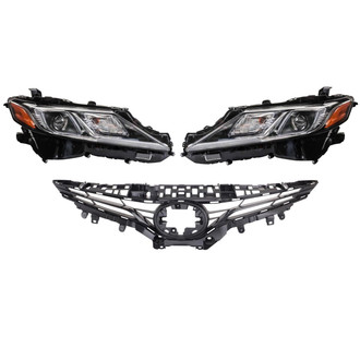 TRQ® - Driver and Passenger Side Replacement Headlights