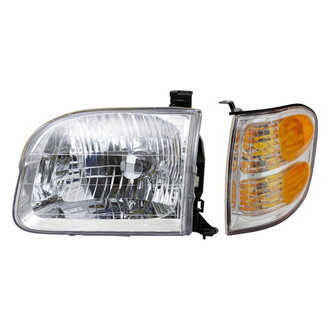 TRQ® - Driver Side Replacement Headlights