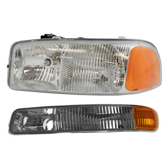 TRQ® - Driver Side Replacement Headlight