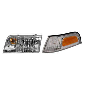 TRQ® - Driver Side Replacement Headlights
