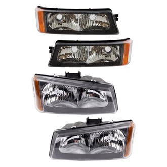 TRQ® - Driver and Passenger Side Replacement Headlights