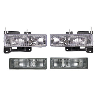 TRQ® - Driver and Passenger Side Replacement Headlights