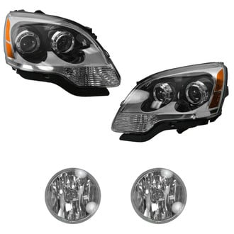 TRQ® - Driver and Passenger Side Replacement Headlights