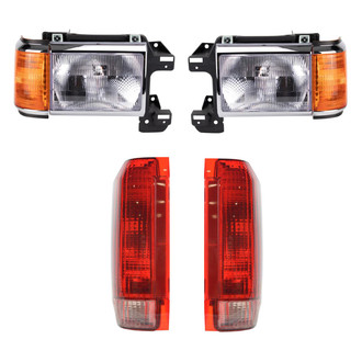 TRQ® - Driver and Passenger Side Replacement Headlights