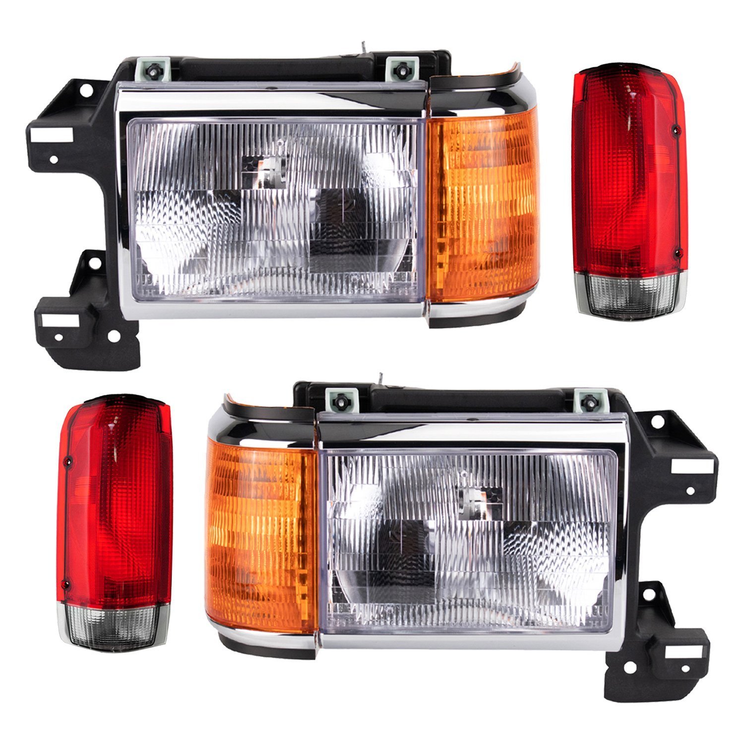 1989 Ford Bronco Custom \u0026 Factory Headlights | CARiD, image size:1500x1500