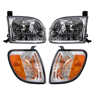 TRQ® - Driver and Passenger Side Replacement Headlights