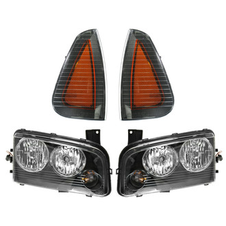 TRQ® - Driver and Passenger Side Replacement Headlights