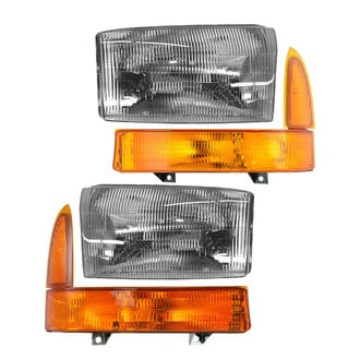 TRQ® LKA55931 - Driver and Passenger Side Replacement Headlights