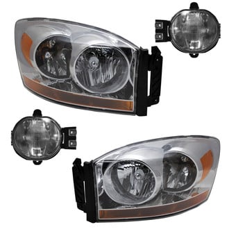 TRQ® LKA55933 - Driver and Passenger Side Replacement Headlights